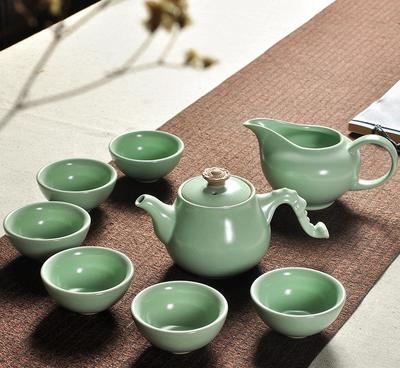 德化汝窯陶瓷茶具套裝 龍馬壺中的時光雅韻